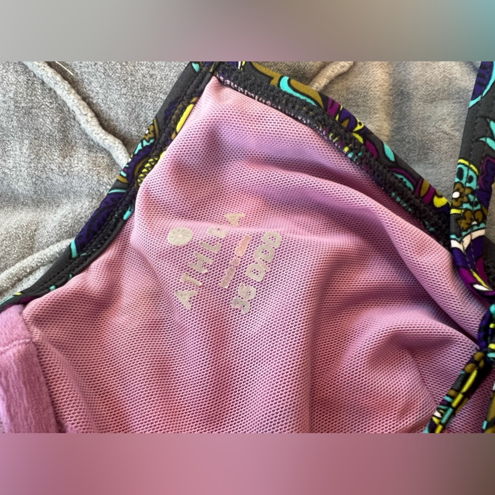 2 Athleta Bikinis. Mix and match. Tops 34/36 D/DD. Bottoms size L. - Picture 6 of 11
